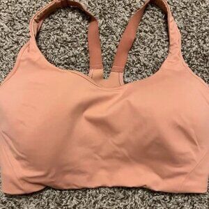 Lululemon Sports Bra 34DD Pink/Tan